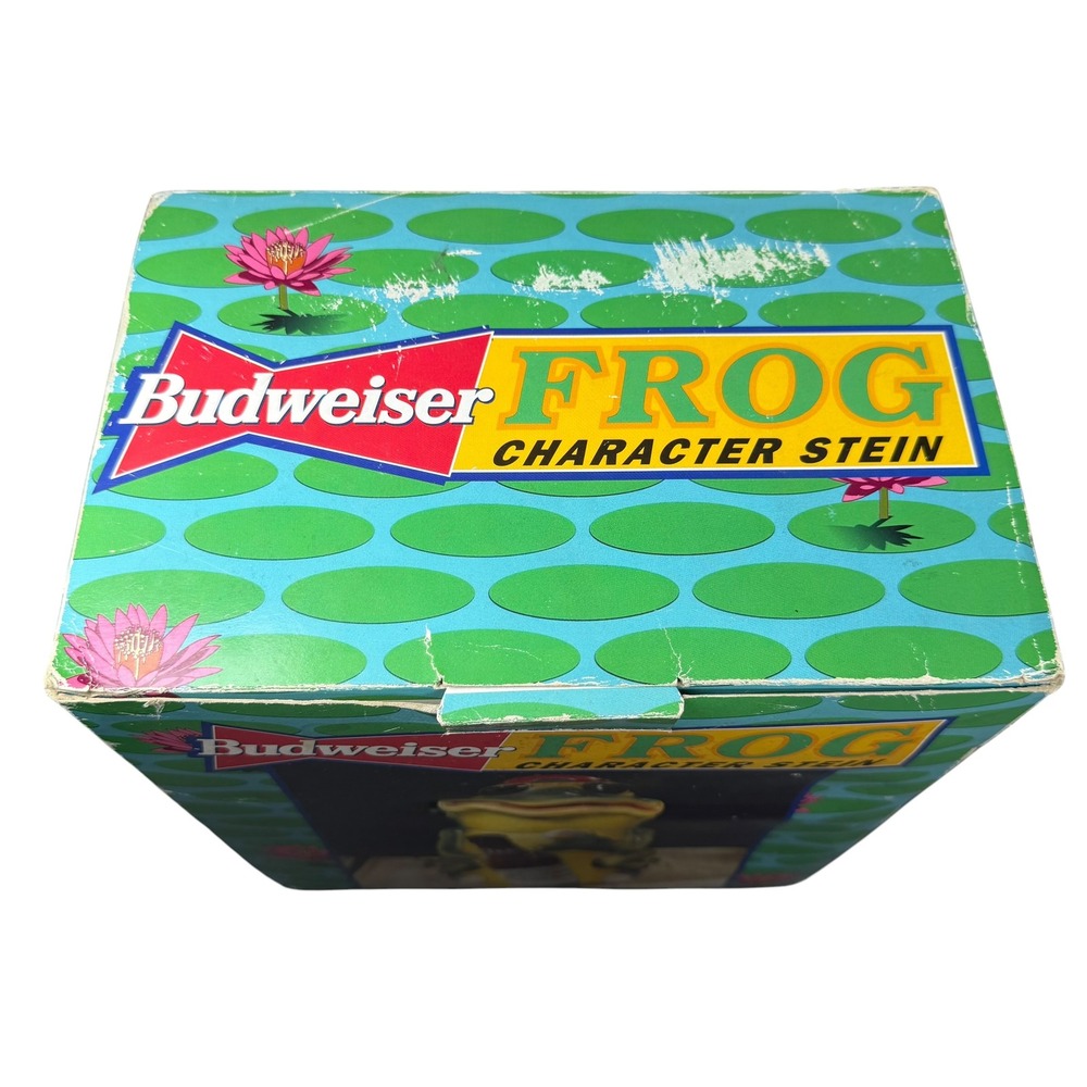 Budweiser Bud Frog Character Stein CS301‎ Limited Edition 1996 with Box and COA - Picture 9 of 15